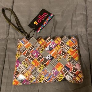 Nahui Ollin Candy Wrapper Wristlet
